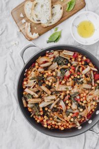 Swiss chard with chickpeas