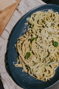 Creamy bean pesto
