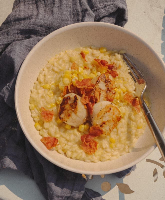 corn risotto